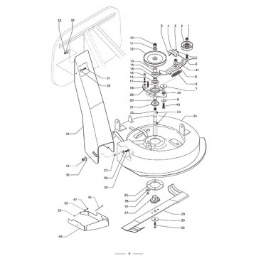 Poulie moteur hg t2 pour Slalom 67, Eurosystems, pièce n°341025280