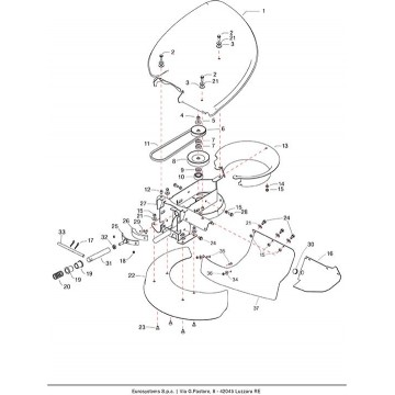 Poulie pour Faucheuse Rotative MINIEFFE Eurosystems